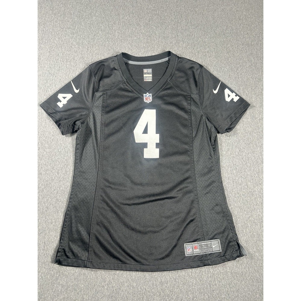 LAS VEGAS RAIDERS DEREK CARR #4 NIKE AUTHENTIC GAME